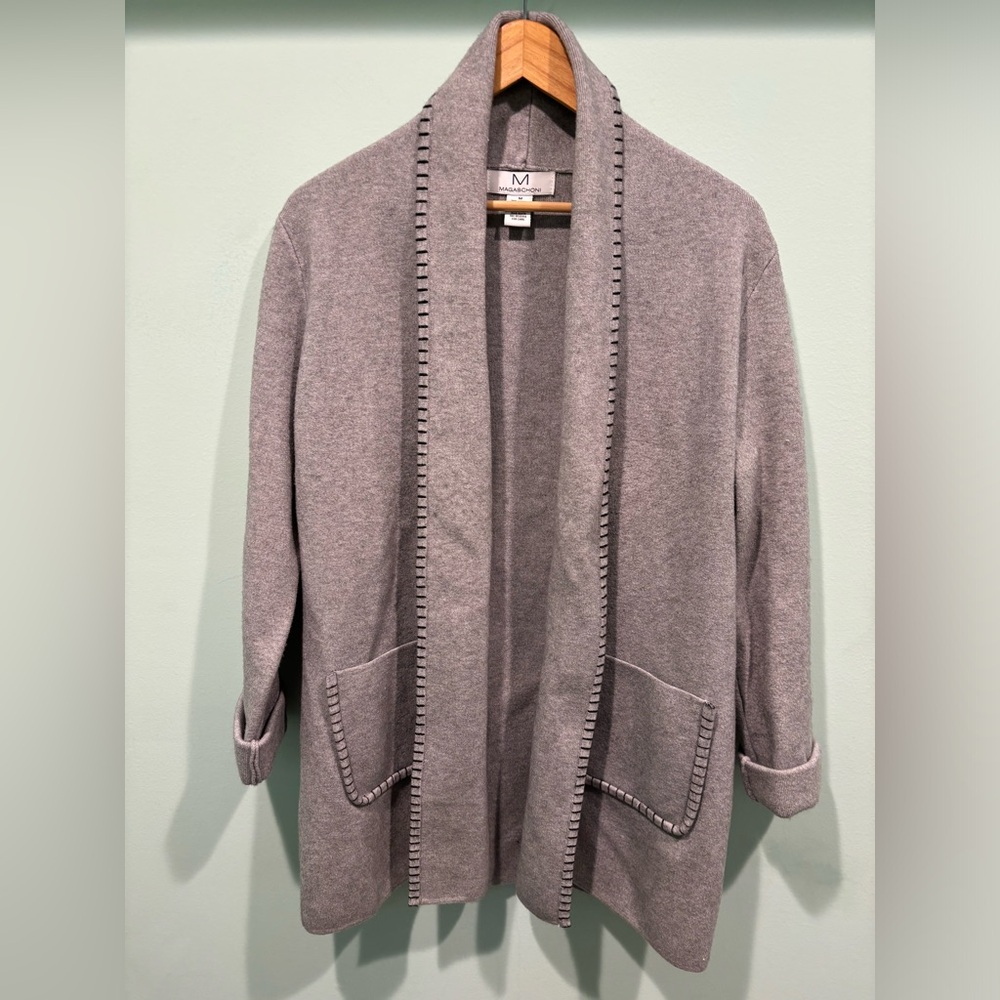 Magaschoni NWOT heavy cardigan/light jacket